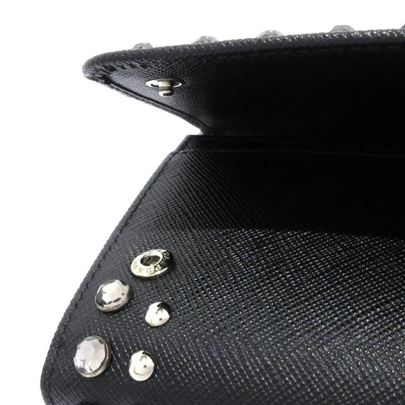 PRADA - Black Saffiano Borch (Leather) Other Style Wallet 529-080325 - Picture 8 of 14